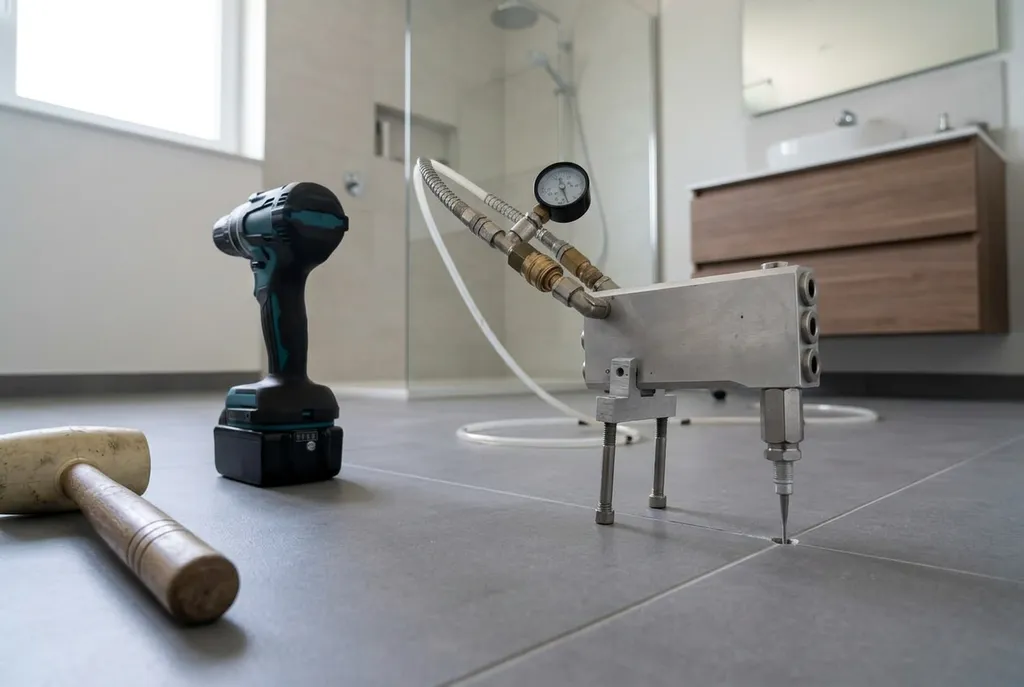 Kitbedrijf Scherpenzeel – holle tegels injecteren